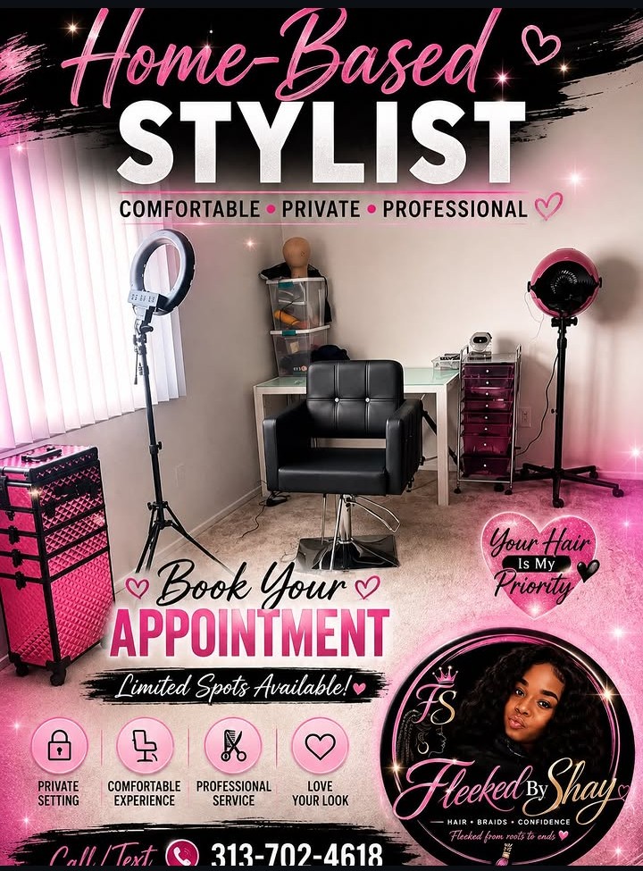 Fleeked By Shay home-based styling studio